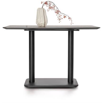 Coco Maison Brest bistrotafel stone rust 120x75cm Zwart